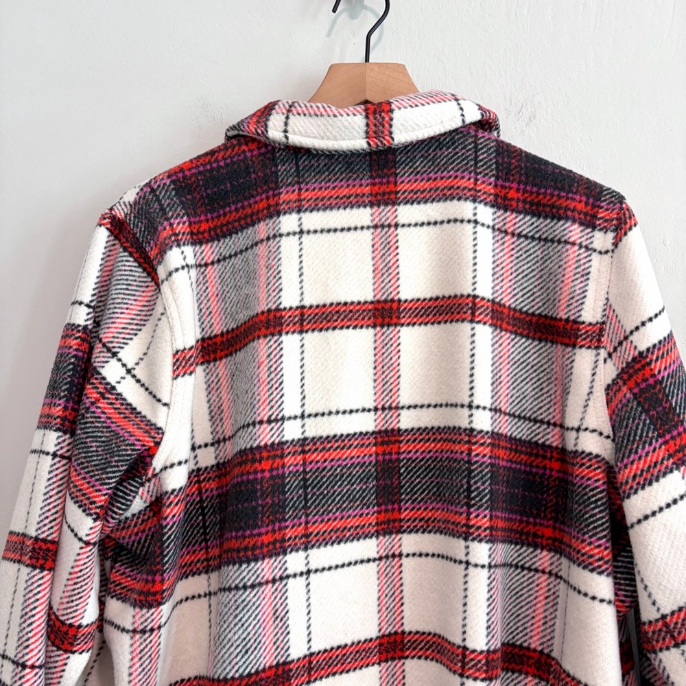 Universal Thread Plaid Button Down Shacket Jacket - Picture 12 of 14